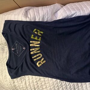 Navy Runner Tank Top